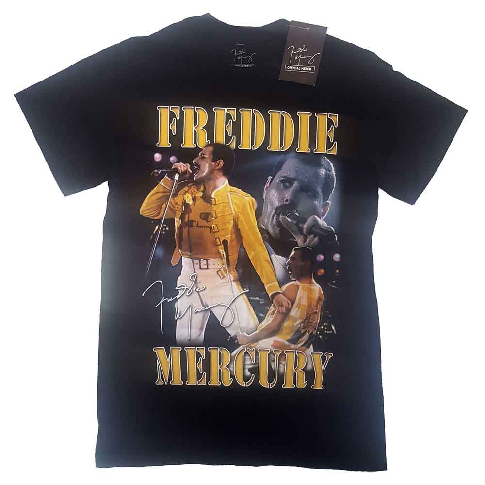 Freddie Mercury Live Homage [T-Shirt] - Rock Band Apparel