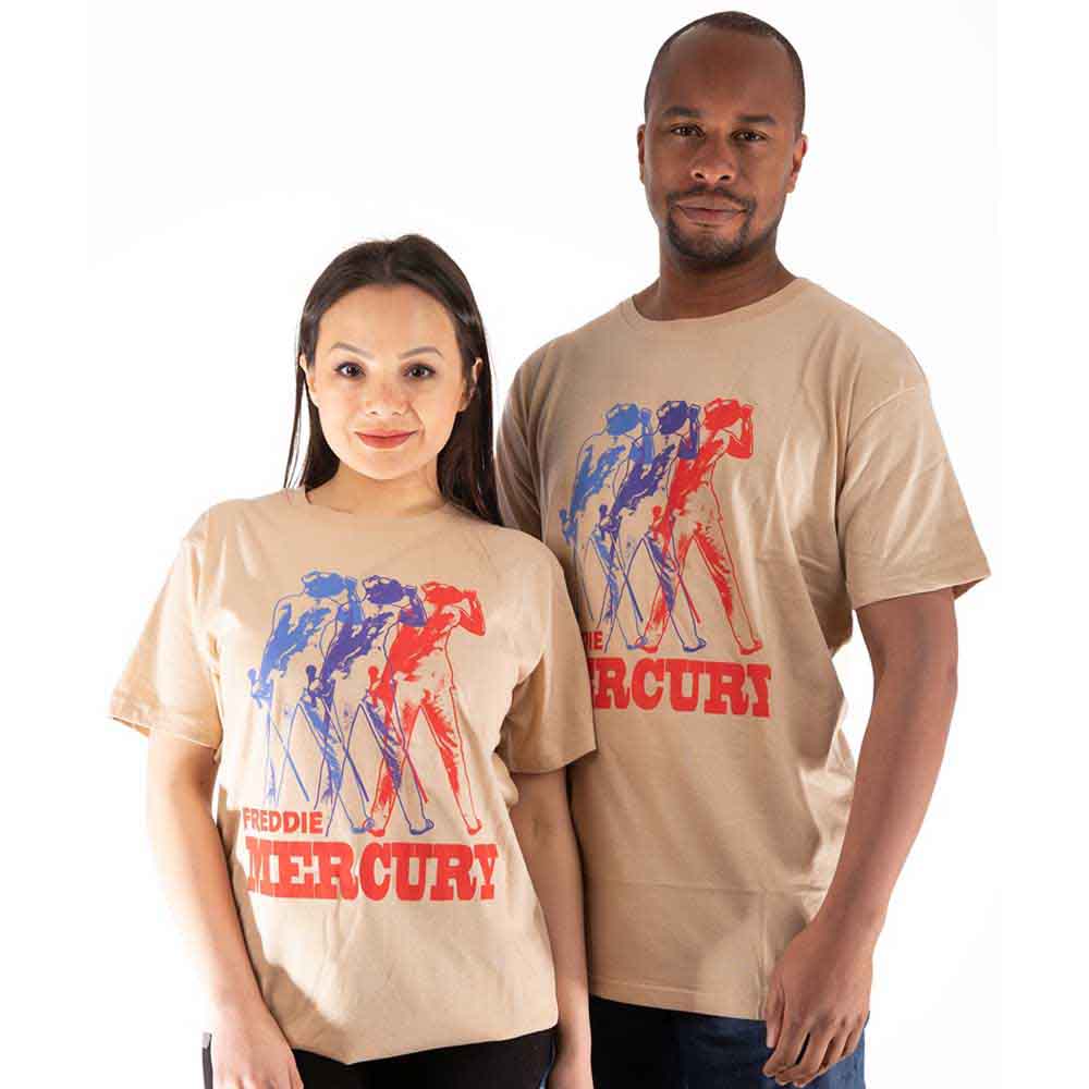 Freddie Mercury Multicolour Photo [T-Shirt] - Rock Band Apparel