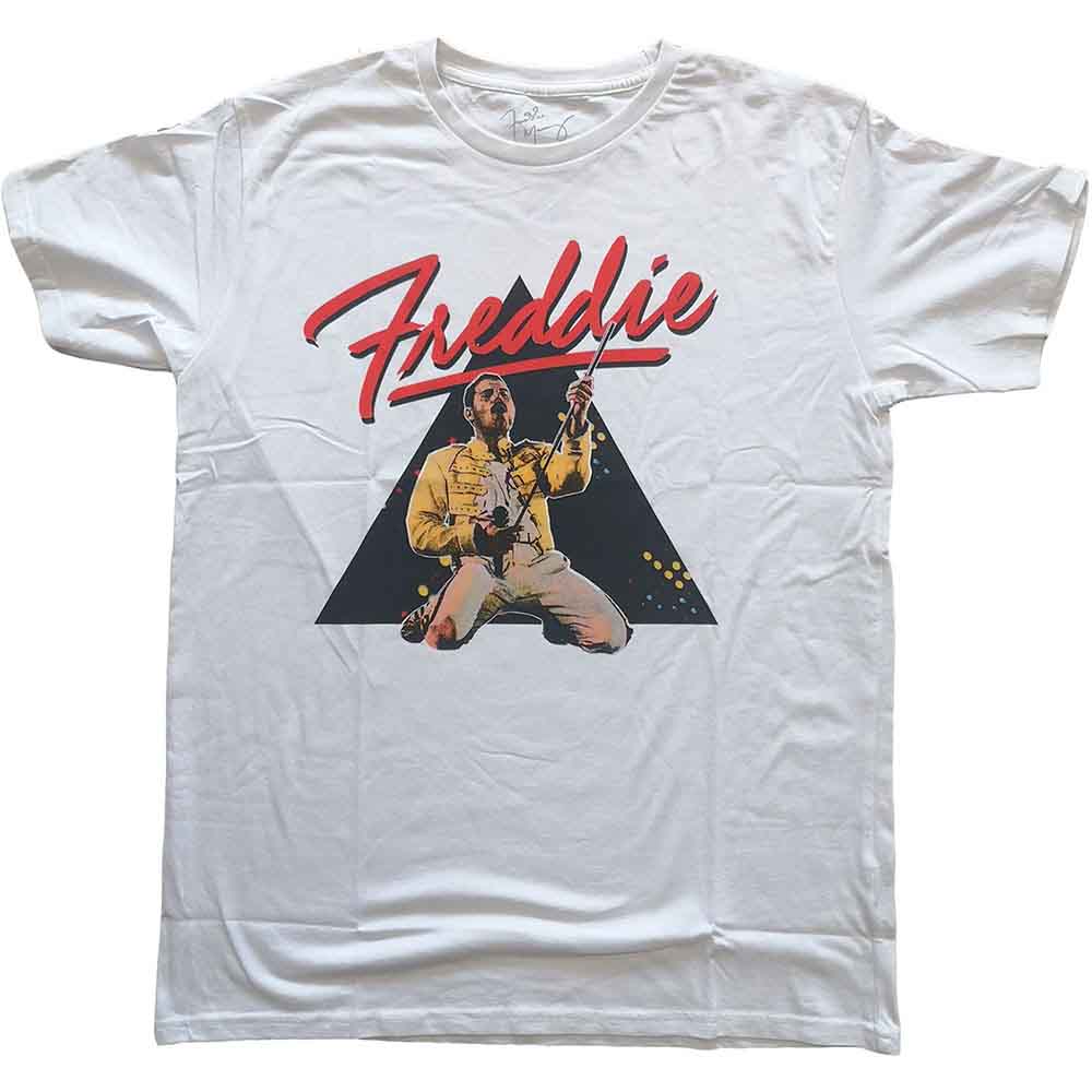 Freddie Mercury Triangle [T-Shirt] White