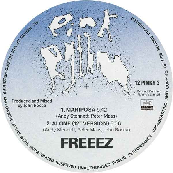 FREEEZ - Mariposa/Alone [Vinyl]