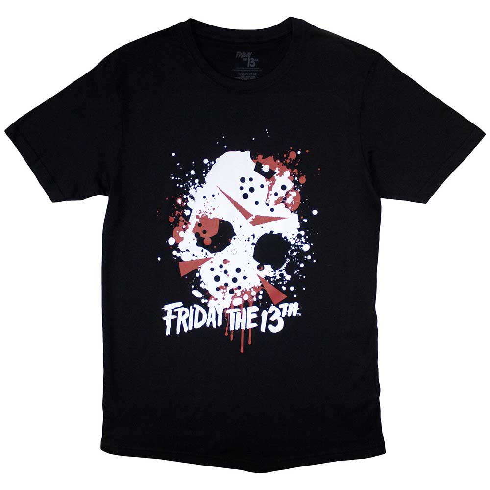 Friday the 13th Jason Blood Splat [T-Shirt] Black