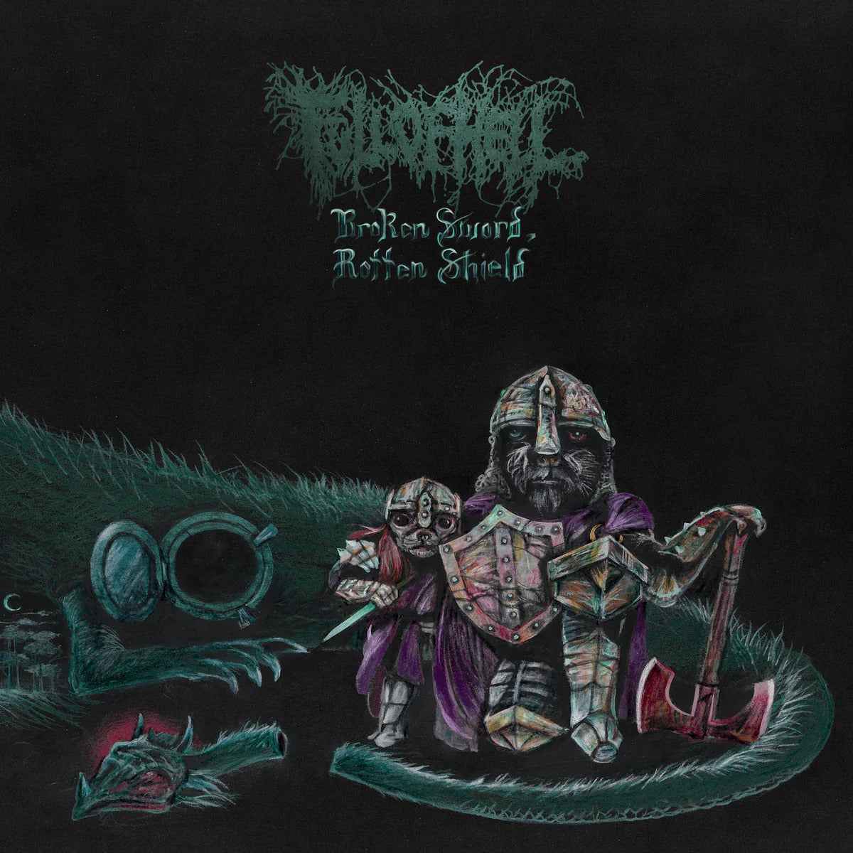 Rotten Shield (10" Vinyl) (Indie Exclusive) (White/Black/Oxblood/Blue Splatter Vinyl) Broken Sword [Vinyl]