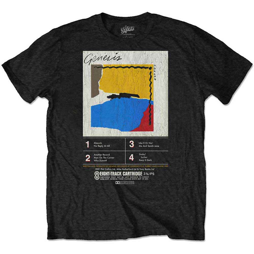 Genesis ABACAB 8-Track [T-Shirt] Black