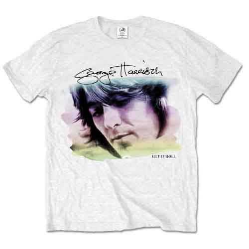 George Harrison Water Colour Portrait [T-Shirt] - Rock Band Apparel