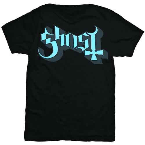 Ghost Blue/Grey Keyline Logo [T-Shirt] Black