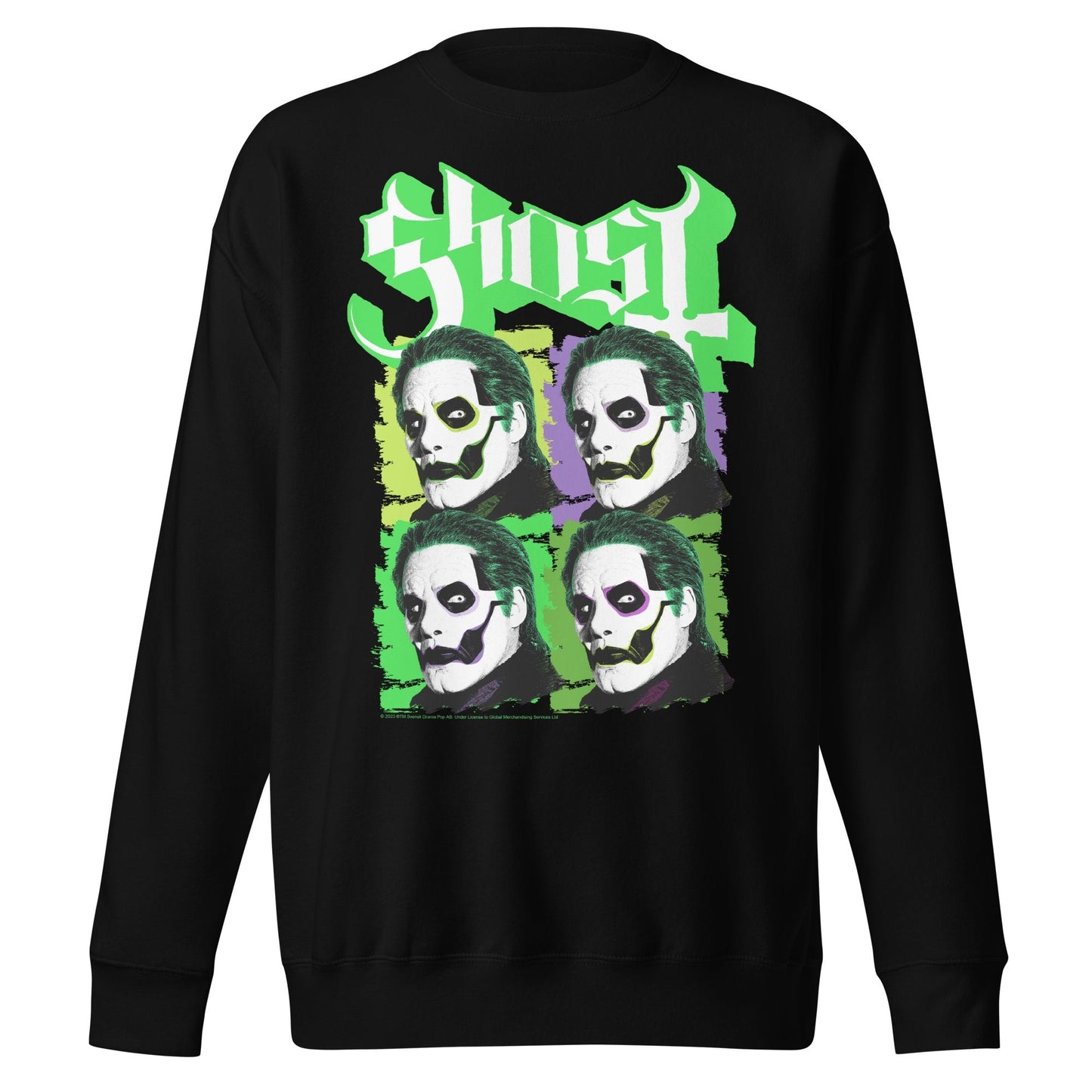 Ghost - Green Jokers Jumbo Print Sweatshirt