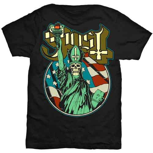 Ghost Statue of Liberty [T-Shirt] - Rock Band Apparel
