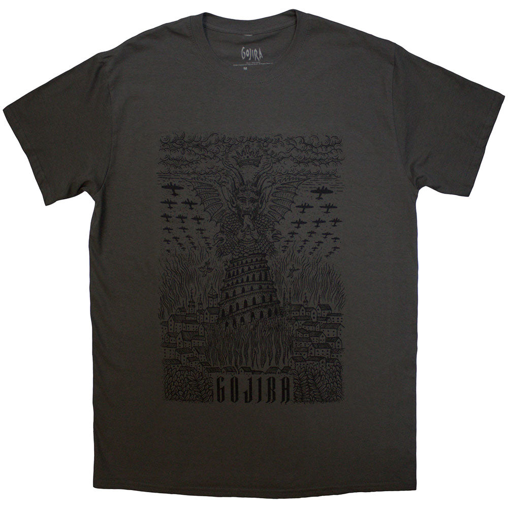 Gojira Demon Village [T-Shirt] Grey