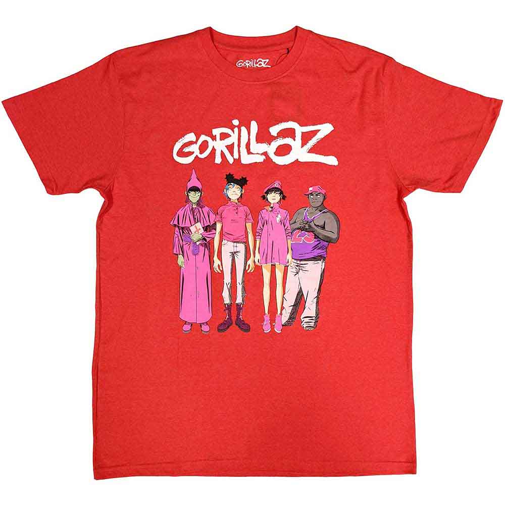 Gorillaz Cracker Island Standing Group [T-Shirt] - Rock Band Apparel