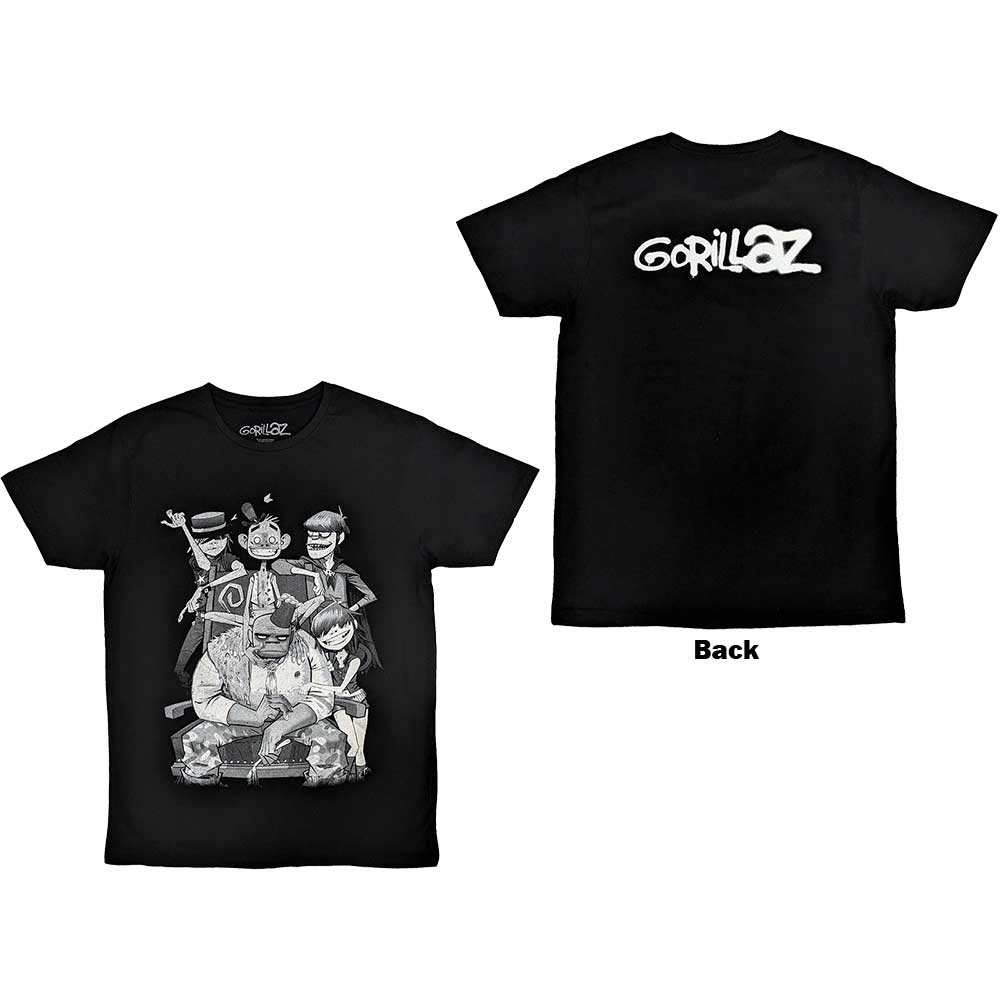 Gorillaz George Spray [T-Shirt] Black
