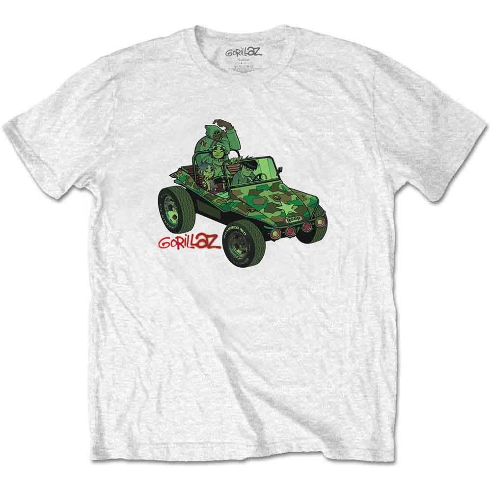 Gorillaz Green Jeep [] White