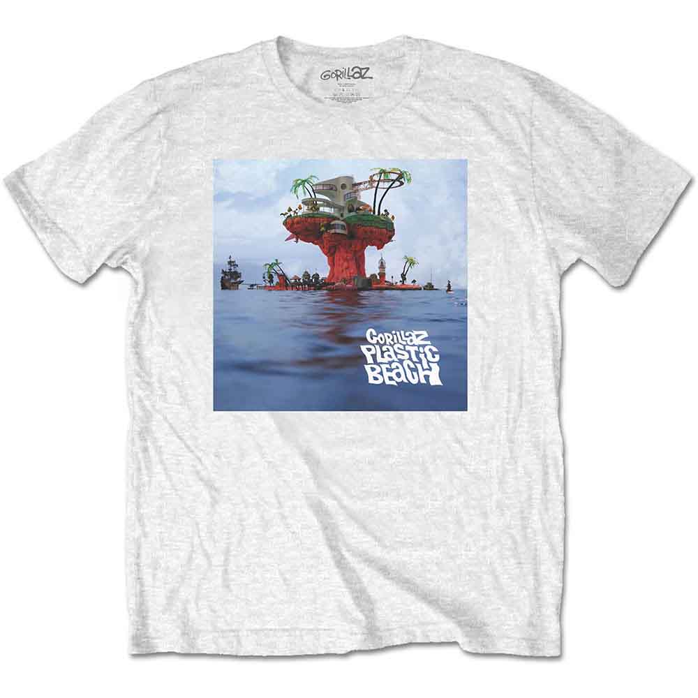 Gorillaz Plastic Beach [T-Shirt] White