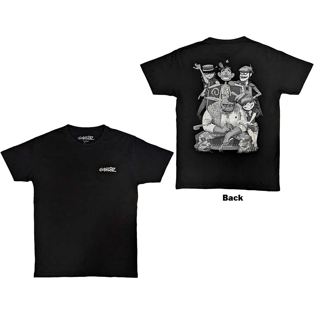 Gorillaz Pocket Spray - George Group [T-Shirt] Black