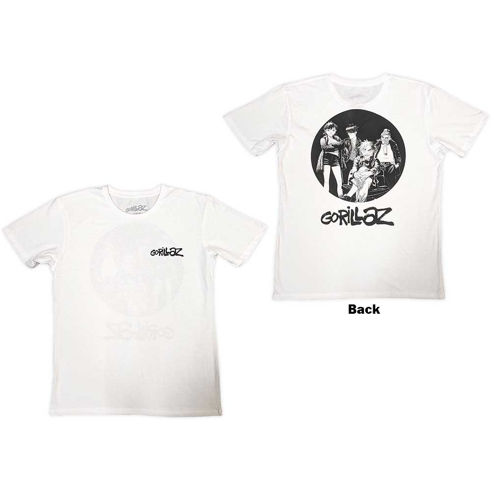 Gorillaz Song Machine Brush Logo [T-Shirt] White