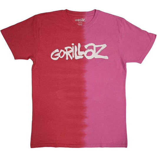 Gorillaz Two-Tone Brush Logo [T-Shirt] - Rock Band Apparel