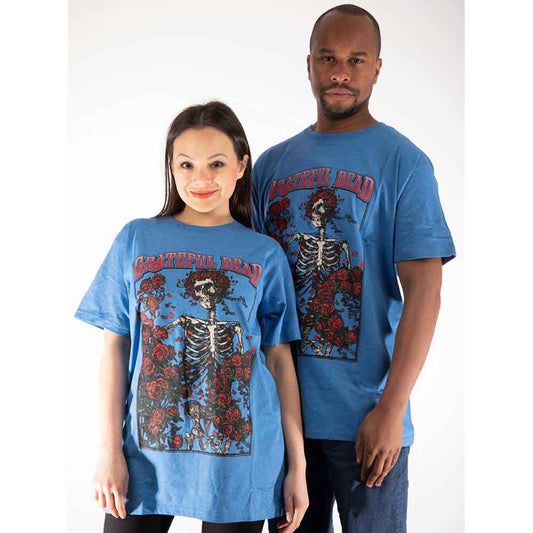 Grateful Dead Bertha & Logo [T-Shirt] Blue