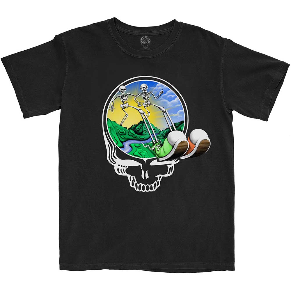 Grateful Dead Skeles Stepping [T-Shirt] Black