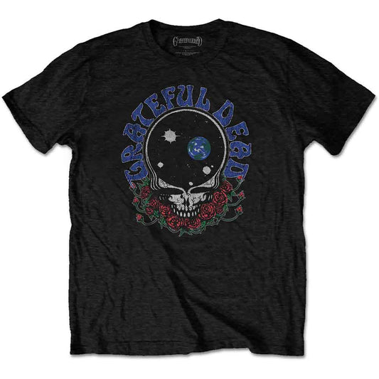 Grateful Dead Space Your Face & Logo [T-Shirt] Black