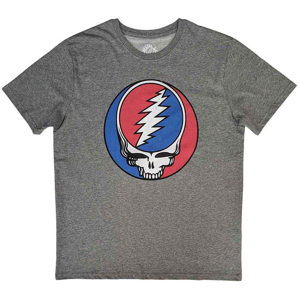 Grateful Dead Steal Your Face Classic [T-Shirt] Grey
