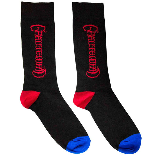 Grateful Dead Vertical Mono Logo [Socks] Black