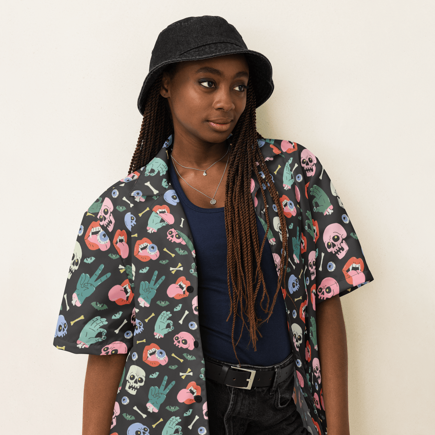 Graveyard Smash Unisex Button Up Shirt