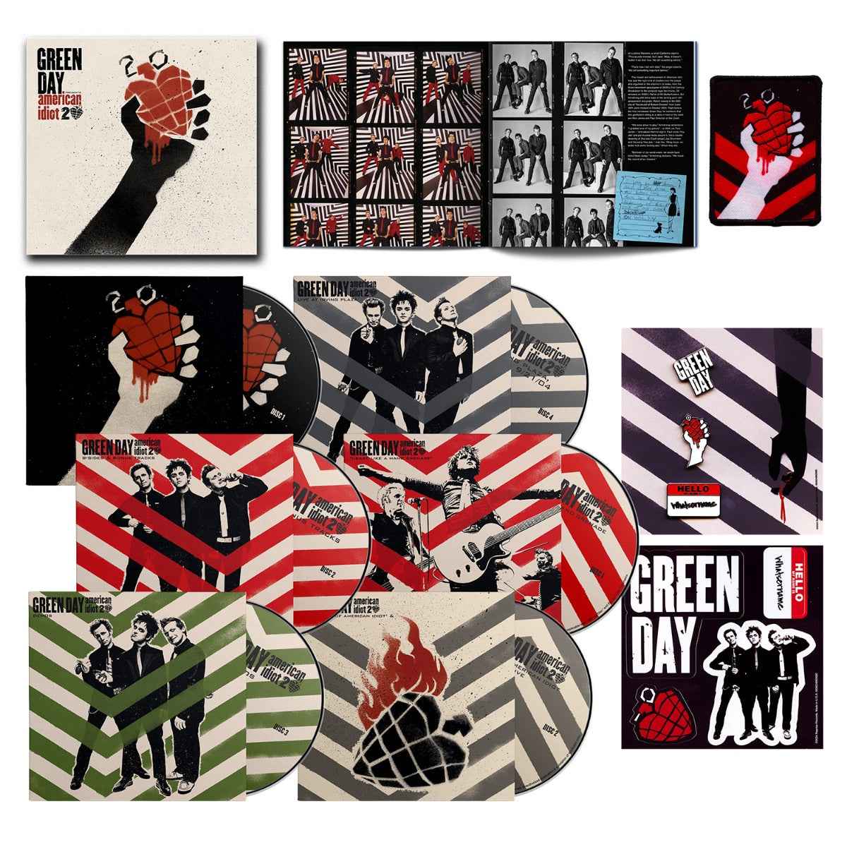 American Idiot: 20th Anniversary Deluxe Edition (4 Cd + 2 Blu-ray) [CD]