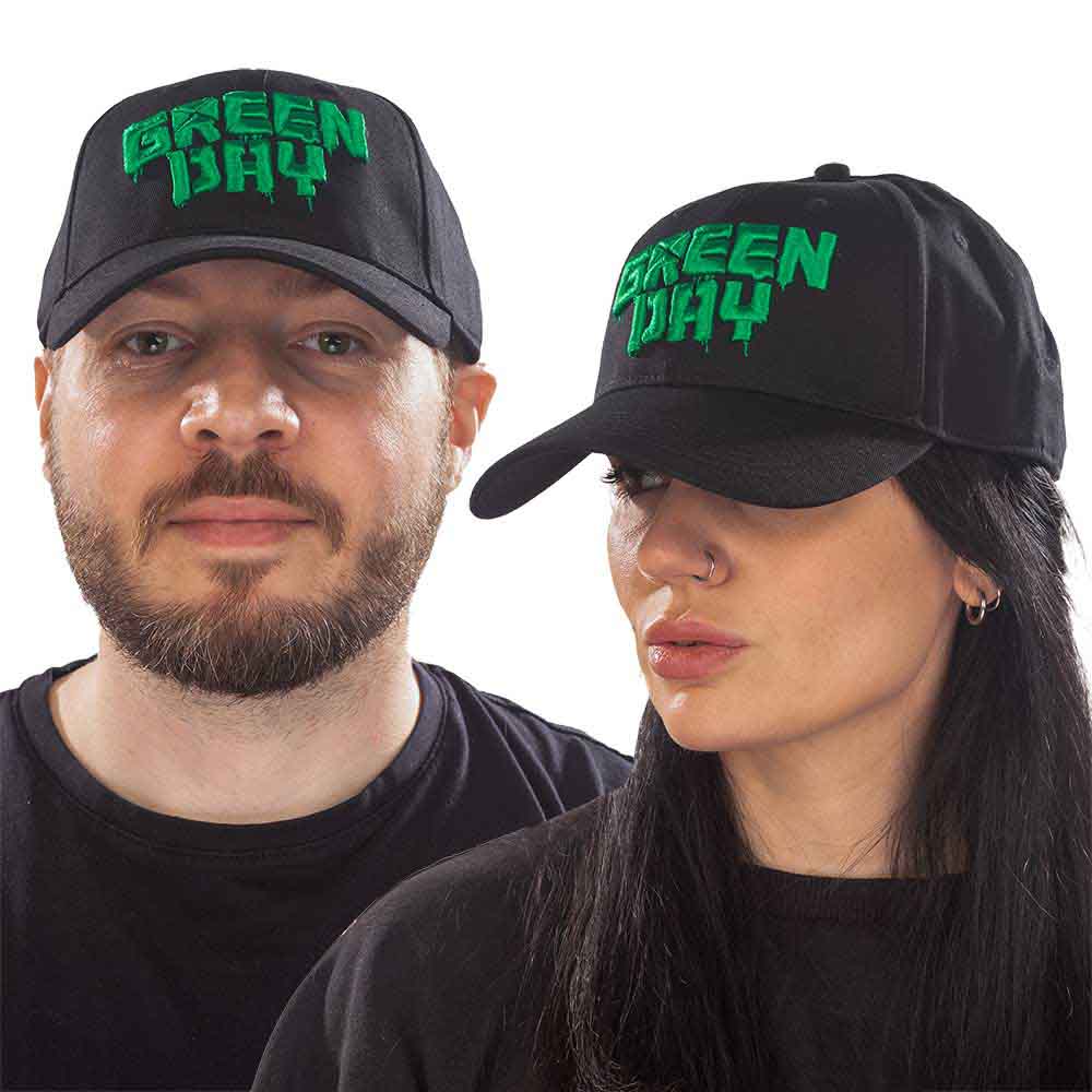 Green Day Dripping Logo [Hat] Black