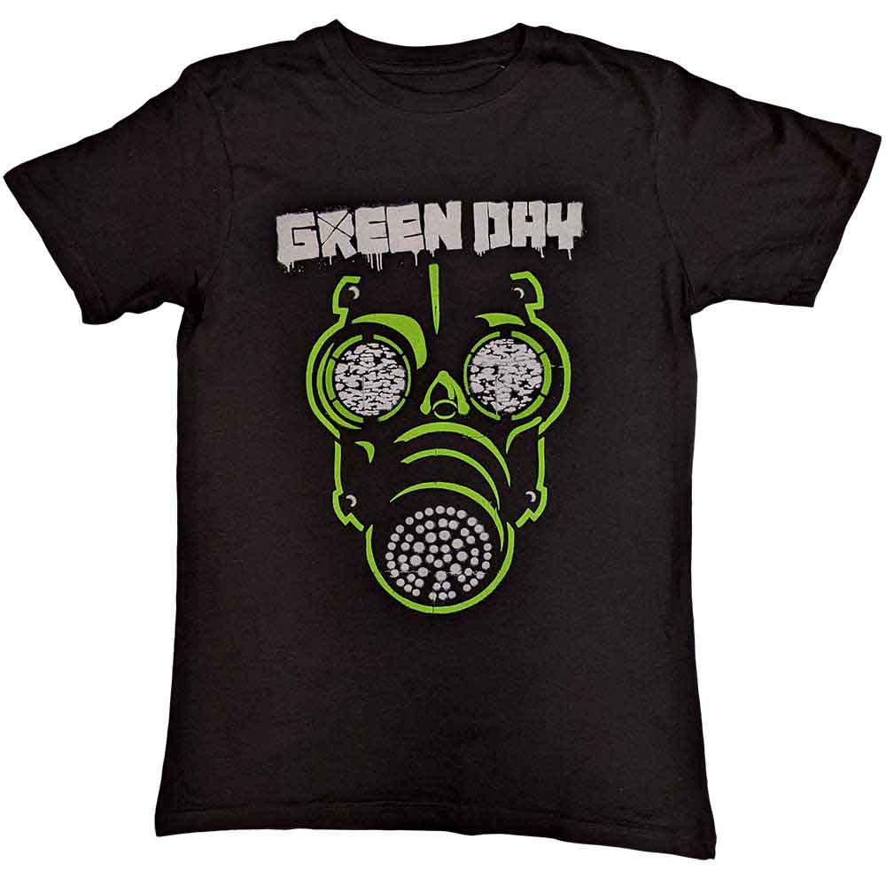 Green Day Green Mask [T-Shirt] Black