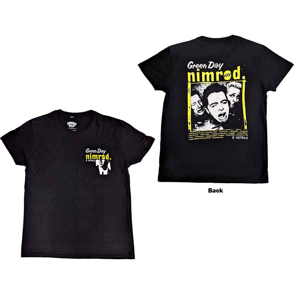 Green Day Nimrod Breast Print [T-Shirt] - Rock Band Apparel
