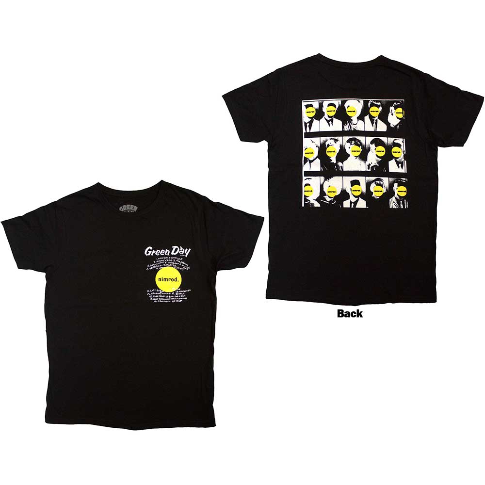 Green Day Nimrod Pocket Mugshots [T-Shirt] Black