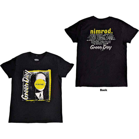 Green Day Nimrod Tracklist [T-Shirt] - Rock Band Apparel