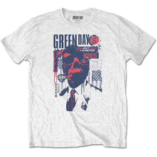 Green Day Patriot Witness [T-Shirt] - Rock Band Apparel
