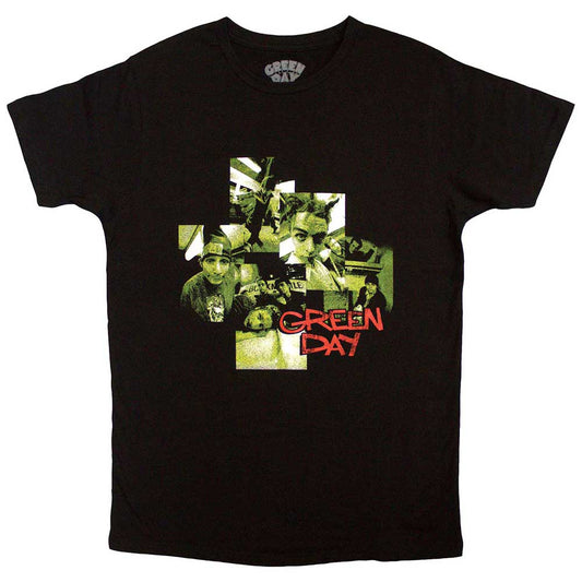Green Day Photo Montage [T-Shirt] Black