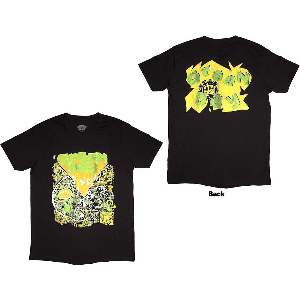 Green Day Psychedelic Kerplunk [T-Shirt] Black