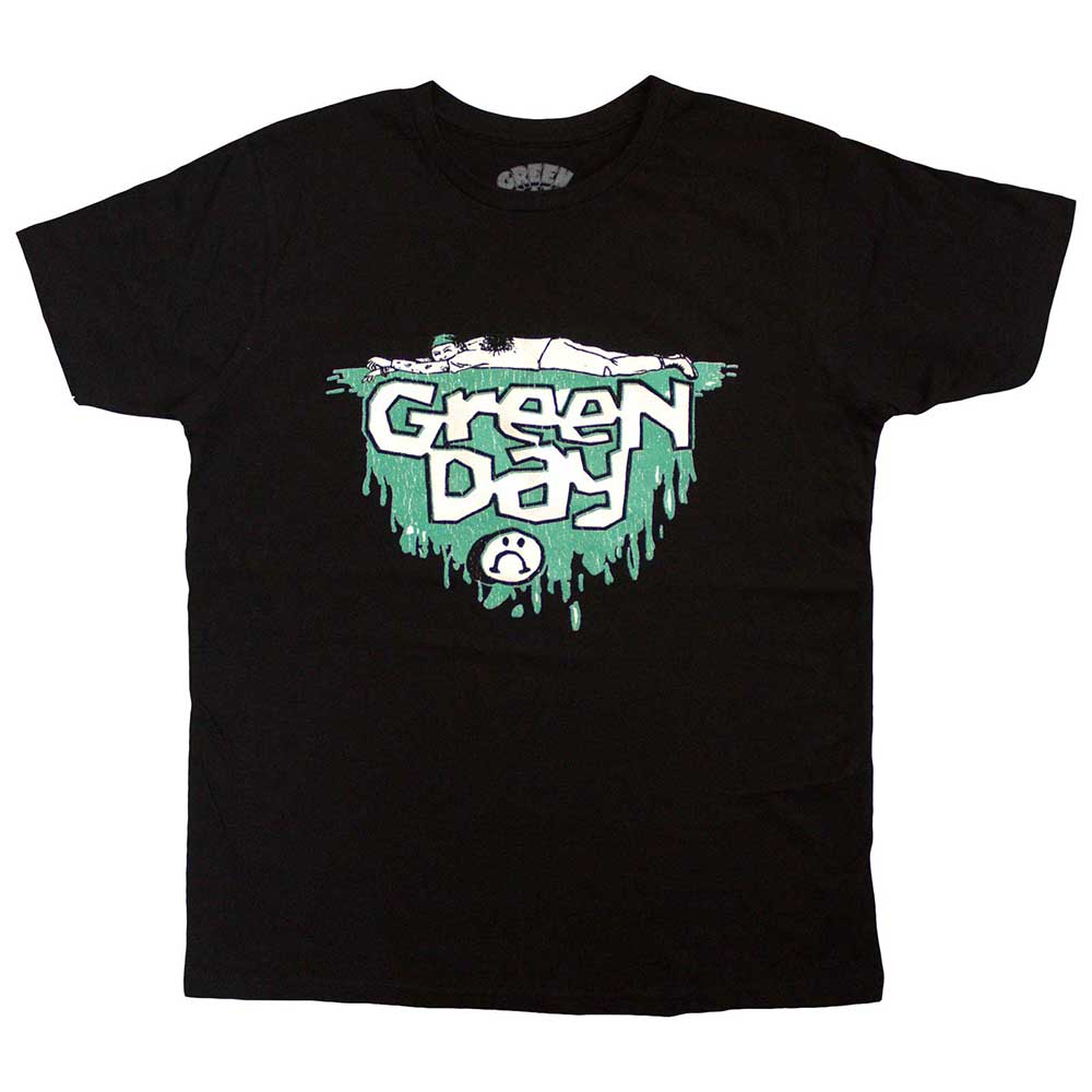Green Day Sad Smiley [T-Shirt] Black
