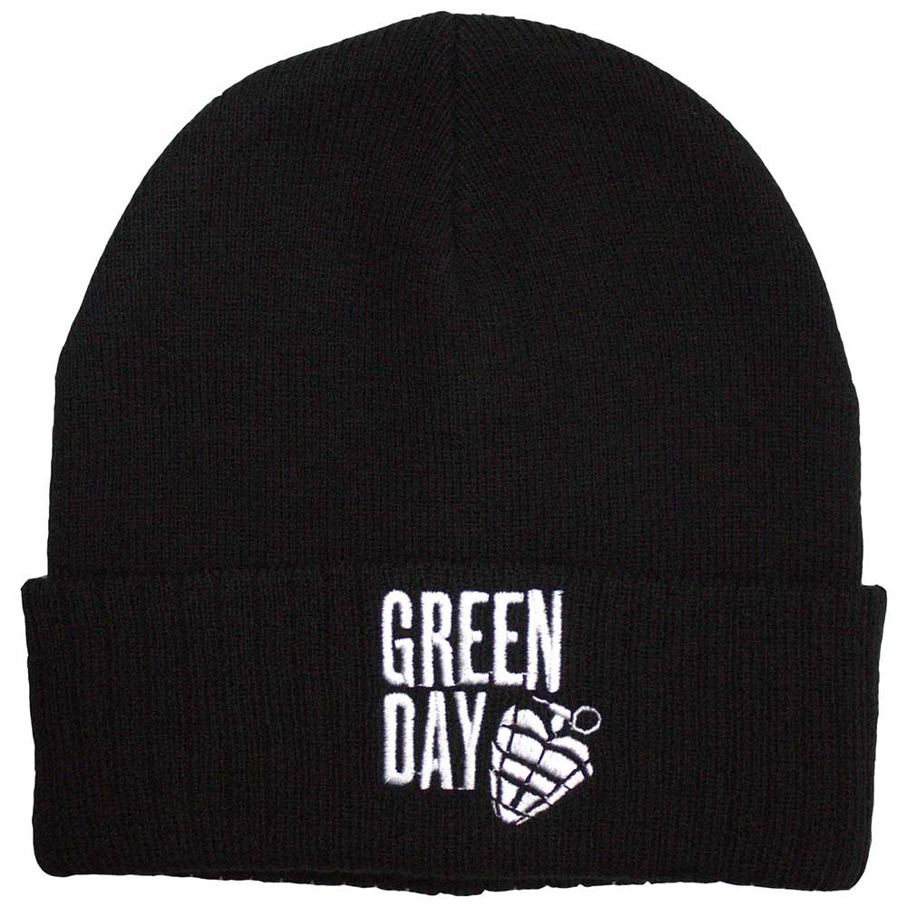 Green Day Stacked Logo & Grenade [Hat] Black