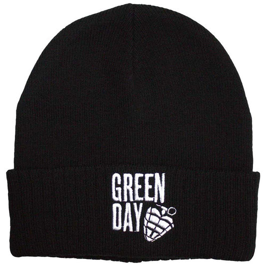 Green Day Stacked Logo & Grenade [Hat] Black