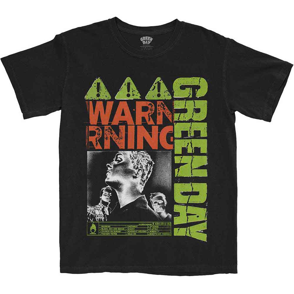 Green Day Warning [T-Shirt] - Rock Band Apparel