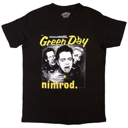 Green Day Yellow Pick -Nimrod [T-Shirt] Black
