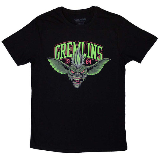 Gremlins Stripe 1984 Green Logo [T-Shirt] Black
