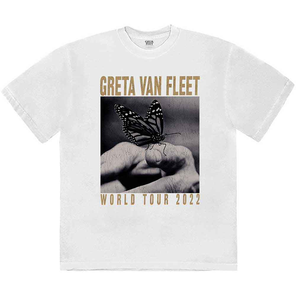 Greta Van Fleet World Tour Butterfly [T-Shirt] - Rock Band Apparel