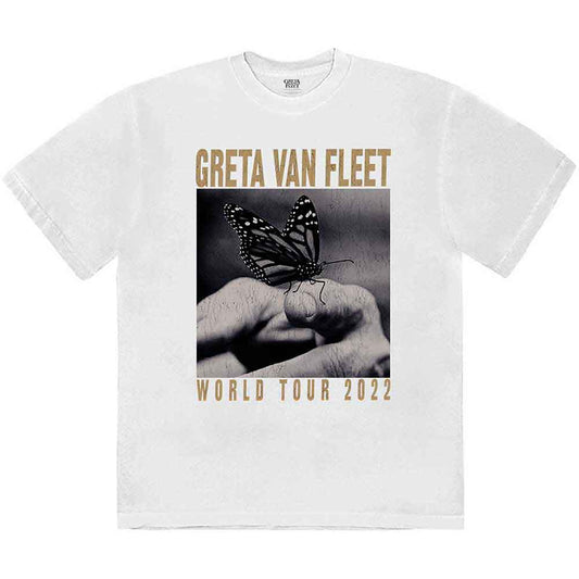 Greta Van Fleet World Tour Butterfly [T-Shirt] - Rock Band Apparel