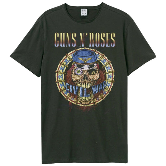 Amplified GUNS N ROSES CIVIL WAR AMPLIFIED VINTAGE CHARCOAL [T-Shirt]