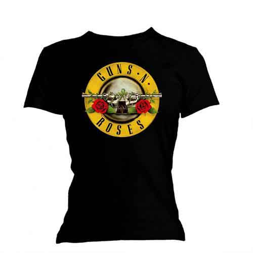 Guns N' Roses Classic Bullet Logo [T-Shirt] - Rock Band Apparel