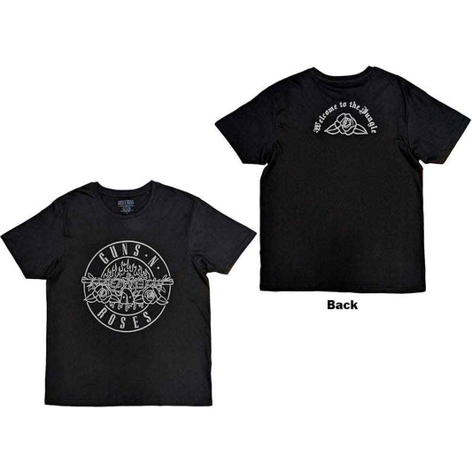 Guns N' Roses Classic Bullet Mono [T-Shirt] - Rock Band Apparel