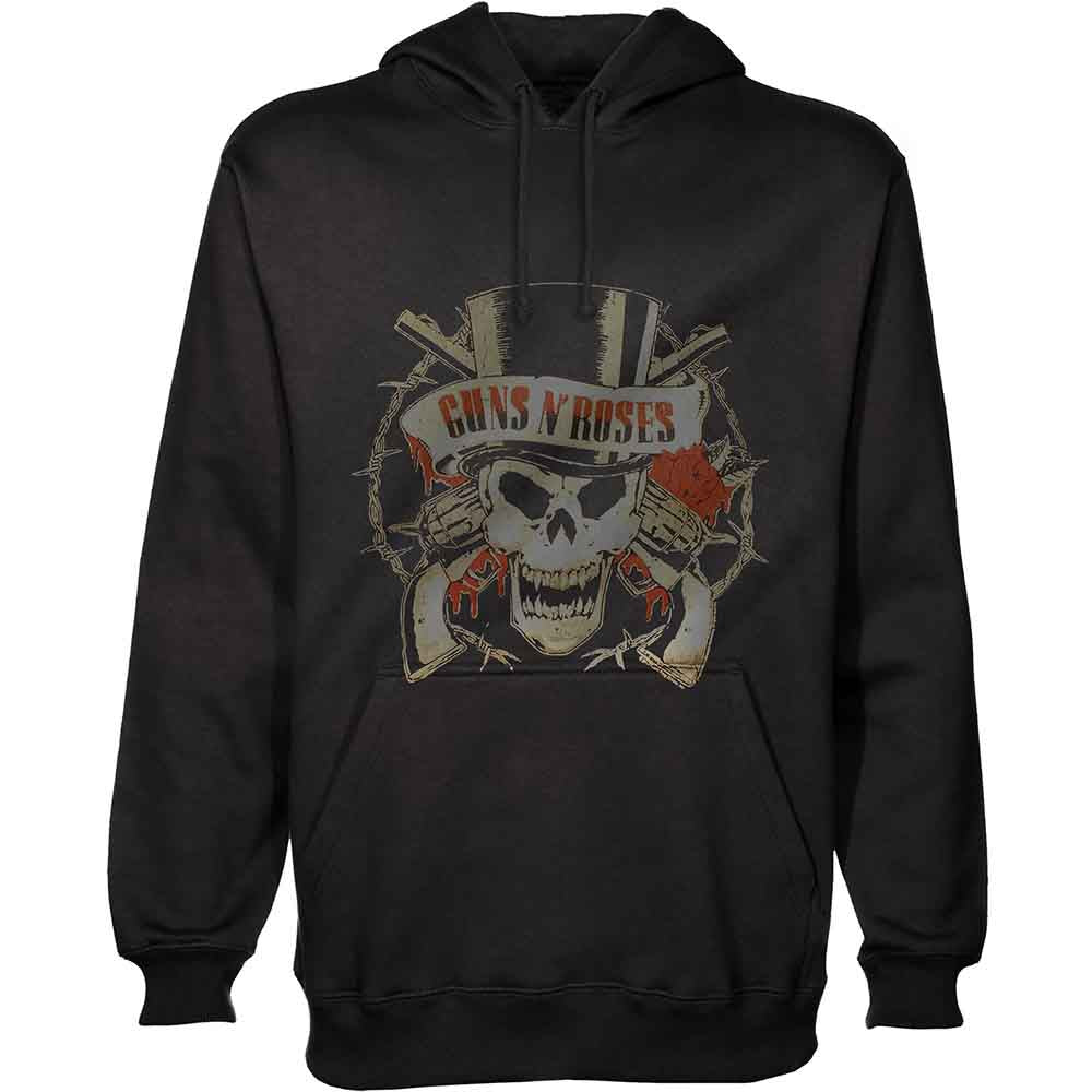 Guns N' Roses Distressed Skull [Sweatshirt] - Rock Band Apparel