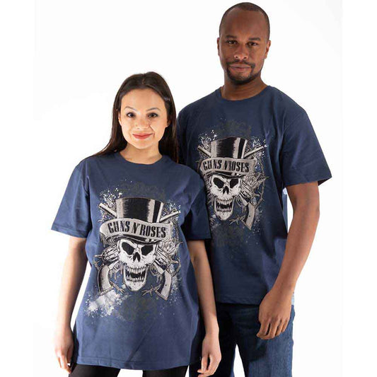 Guns N' Roses Faded Skull [T-Shirt] - Rock Band Apparel