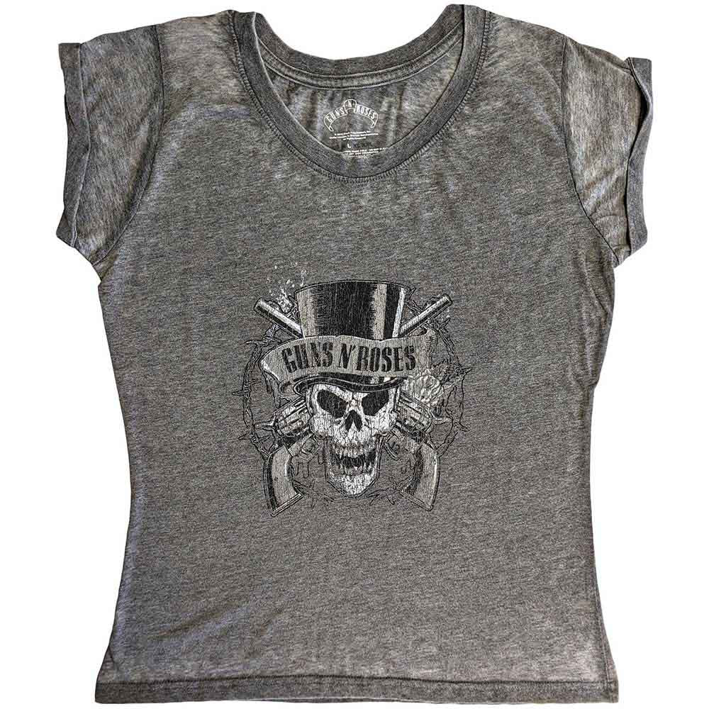 Guns N' Roses Faded Skull [T-Shirt] Grey