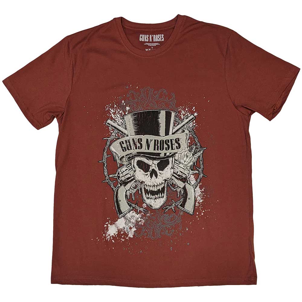 Guns N' Roses Faded Skull [T-Shirt] - Rock Band Apparel