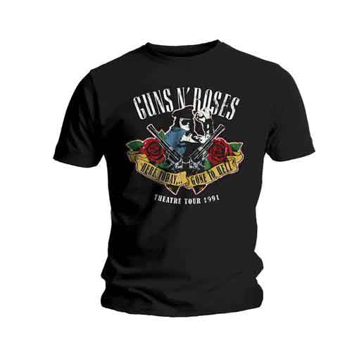Guns N' Roses Here Today & Gone To Hell [T-Shirt] - Rock Band Apparel